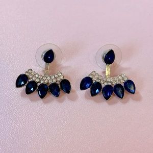 Joe Fresh Navy Blue Earrings